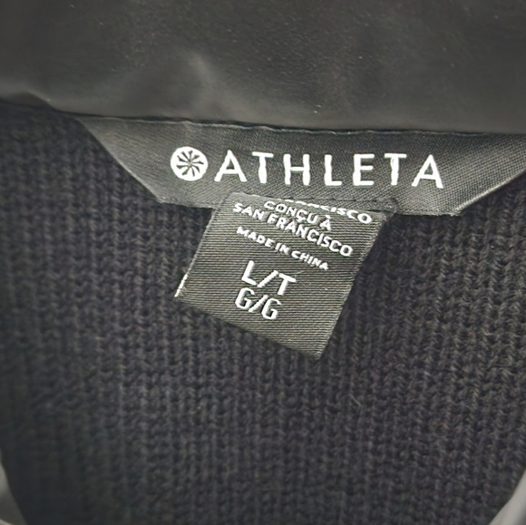Athleta Black Knit Sweater - Picture 3 of 4